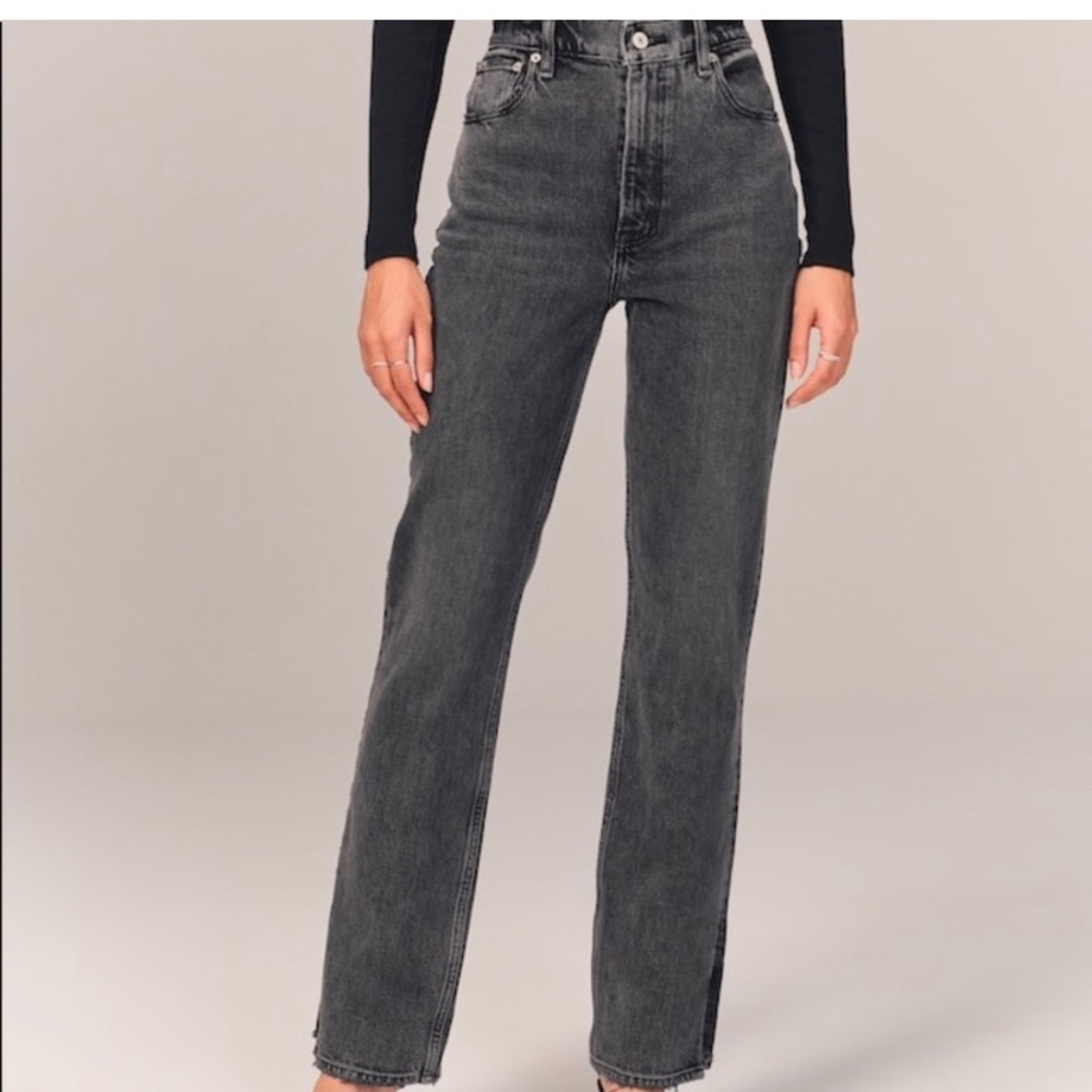 Abercrombie curve love black jeans